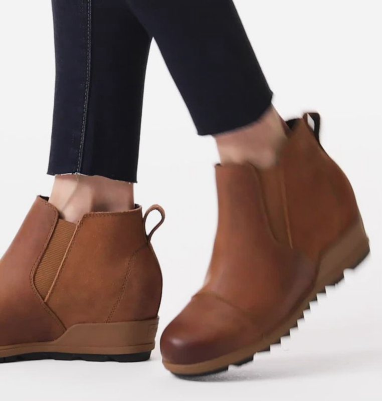 Sorel Dam Wedges Brun - Evie™ Pull-On Bootie - CFO-190658
